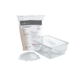 Paraffin bag with wax powder and clear tray